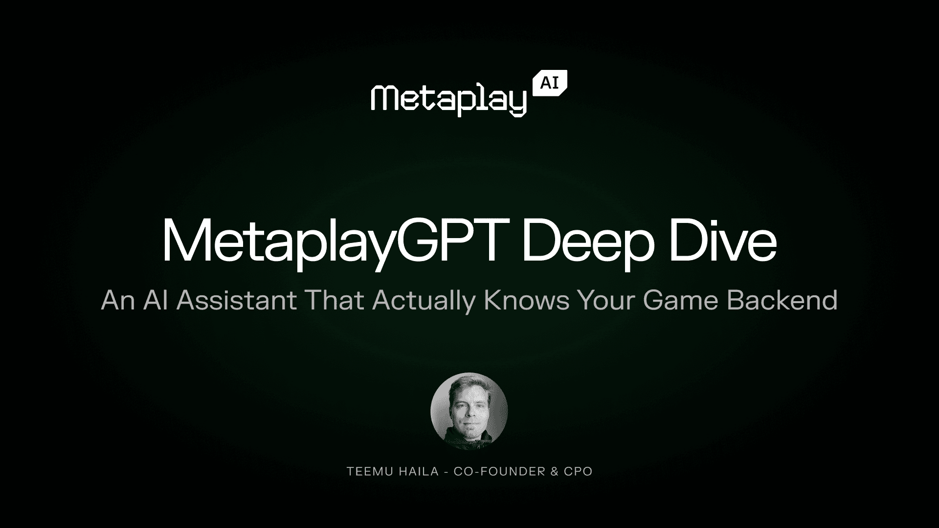 MetaplayGPT: An AI Assistant That Actually Knows Your Game Backend