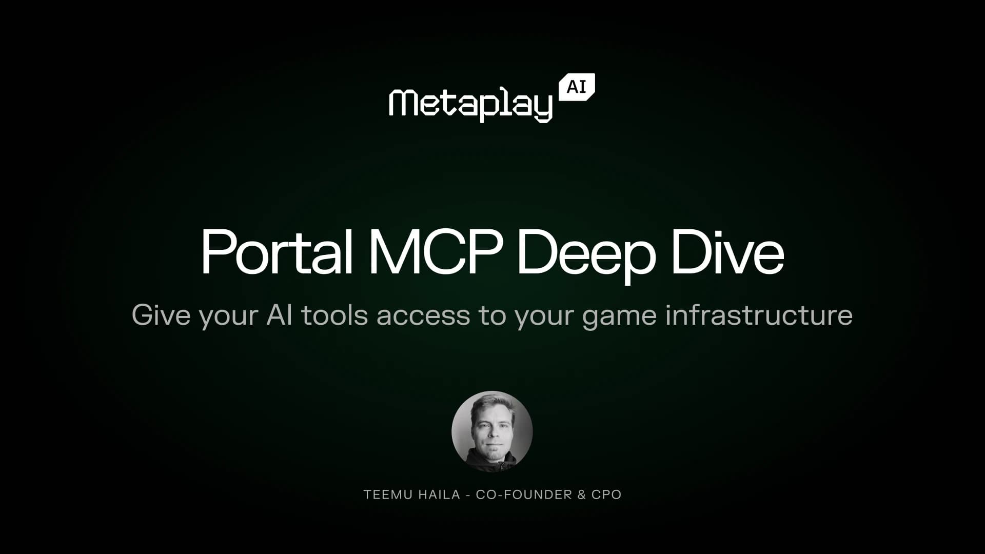 Portal MCP: Give Your AI Tools Access to Your Game Infrastructure