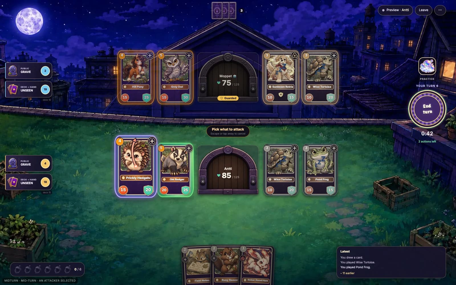 A match