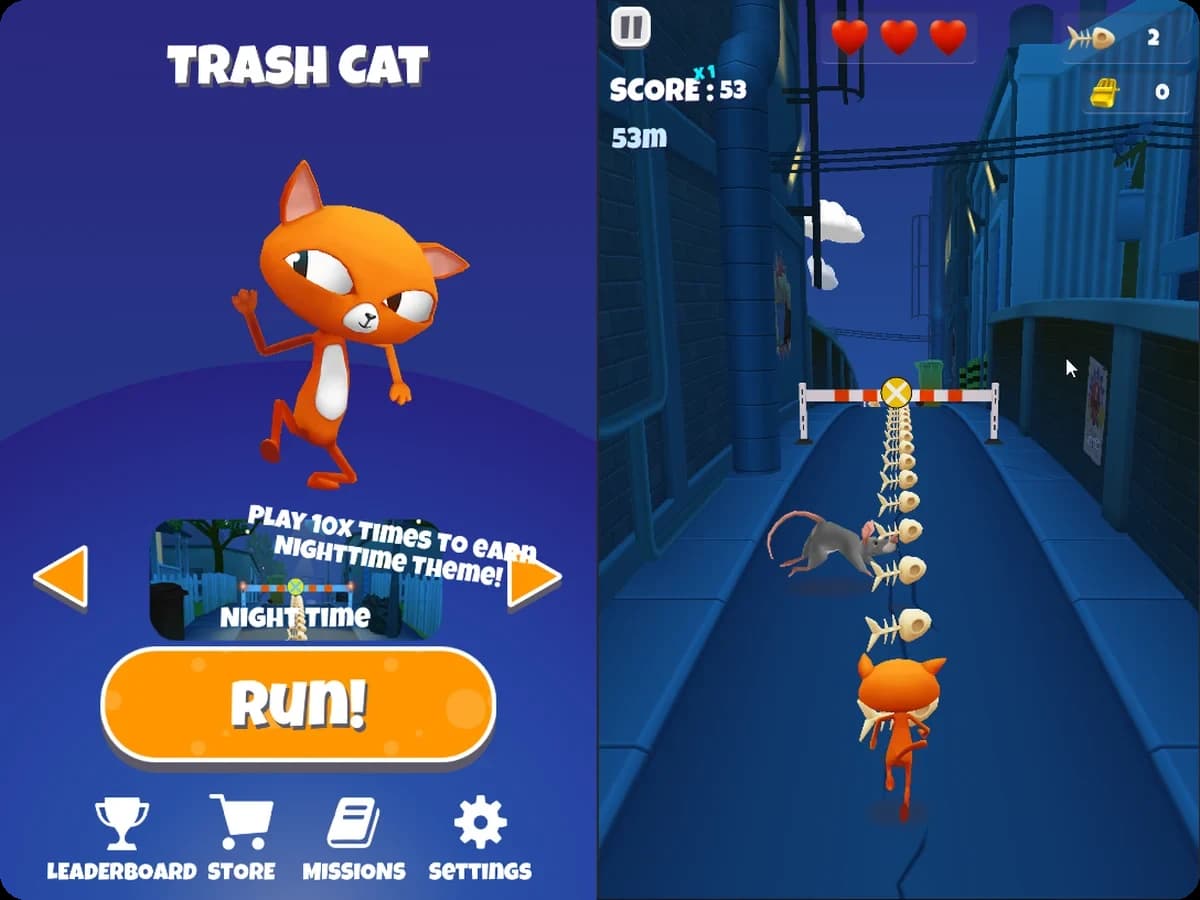 Server-authoritative endless runner sample gameplay