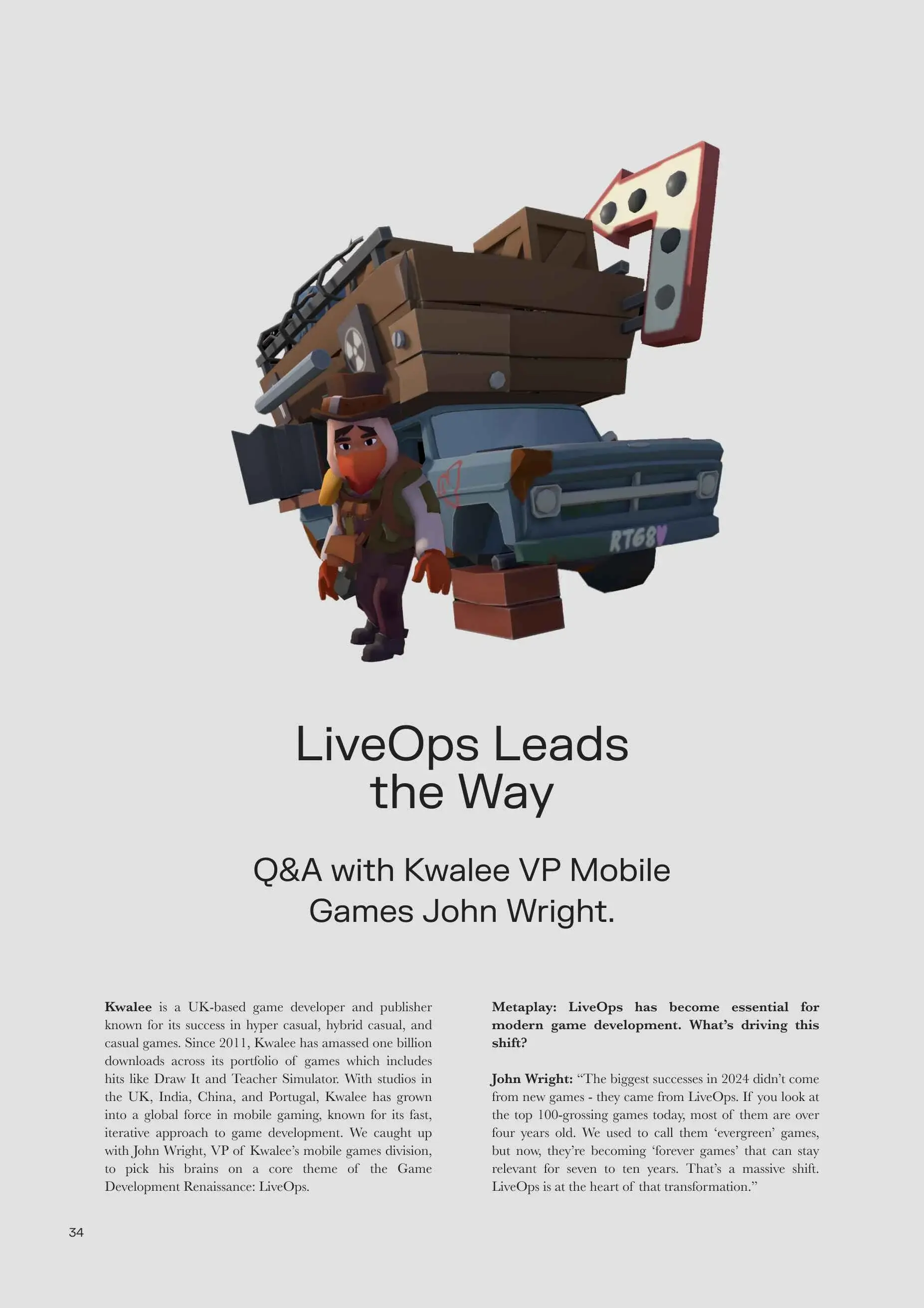 Q&A with John Wright, VP Mobile Games at Kwalee