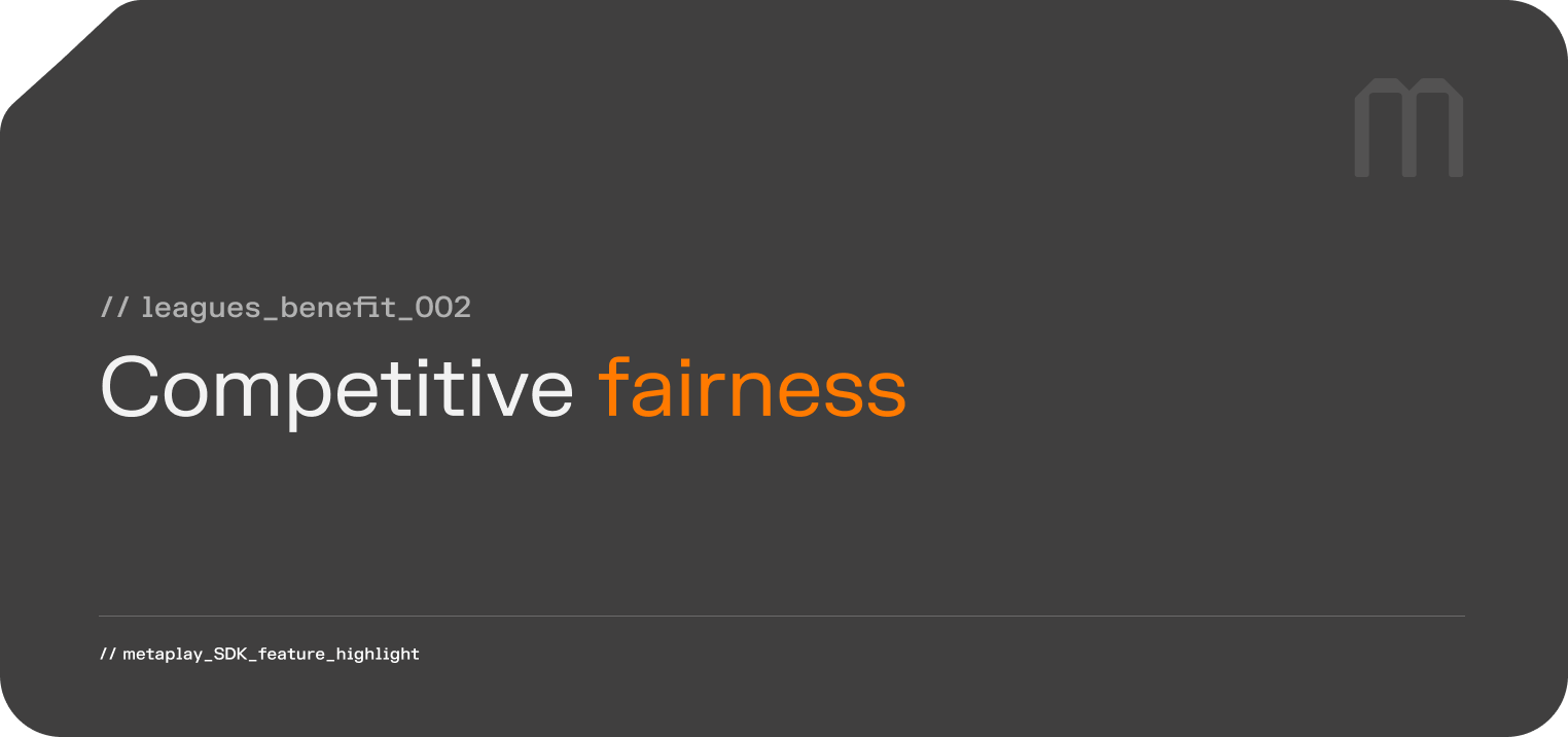 Competitive fairness through rank-based matchmaking