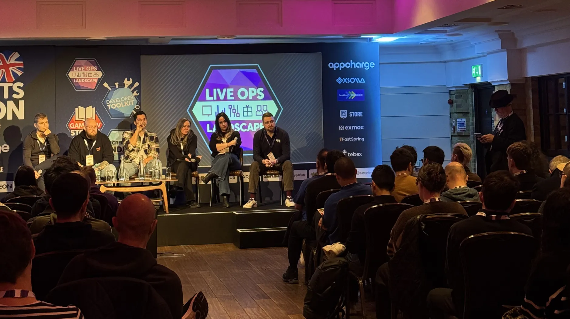 The LiveOps panel at PGC London 2026