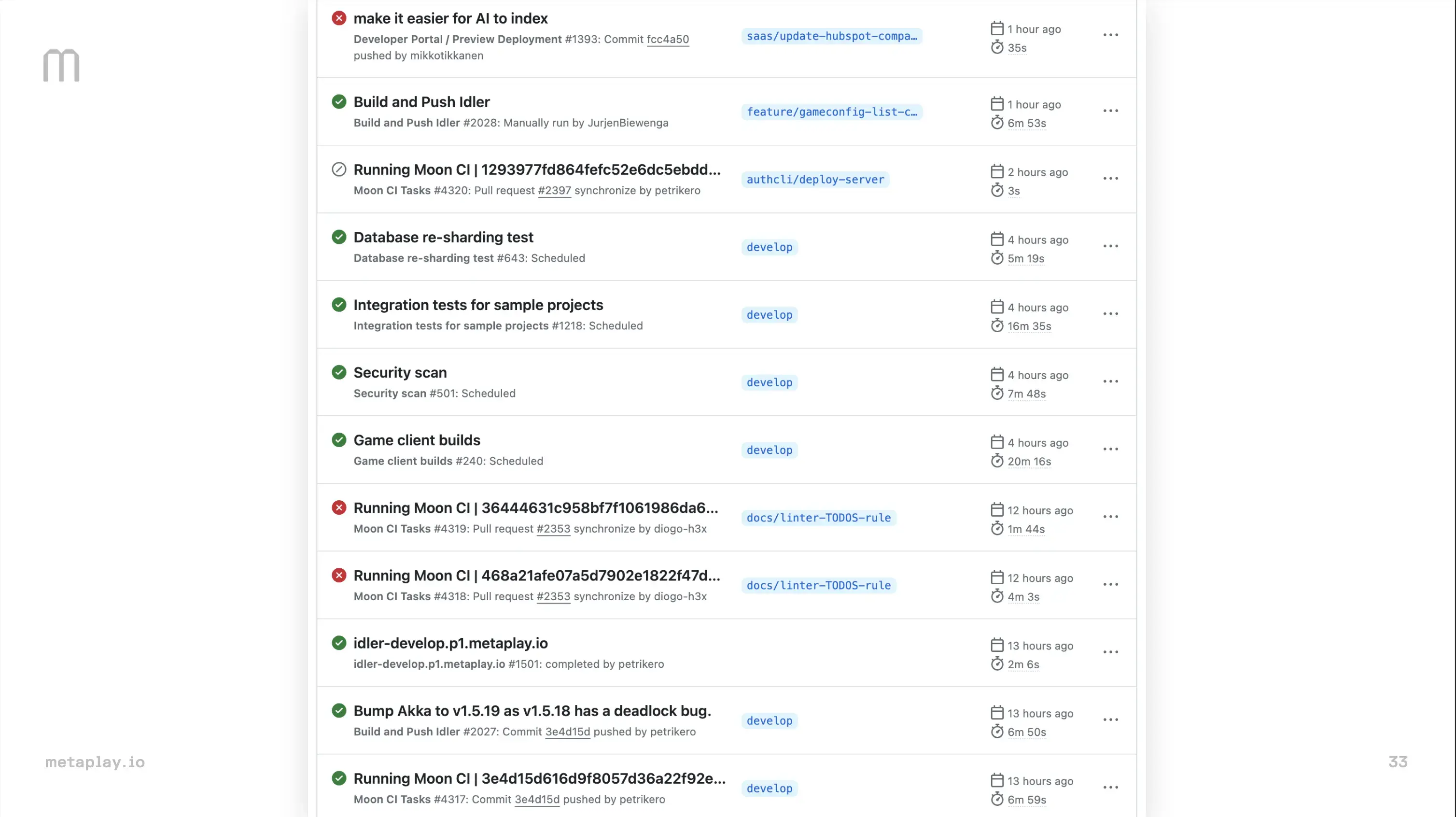 Version-controlled game operations in the Metaplay LiveOps Dashboard